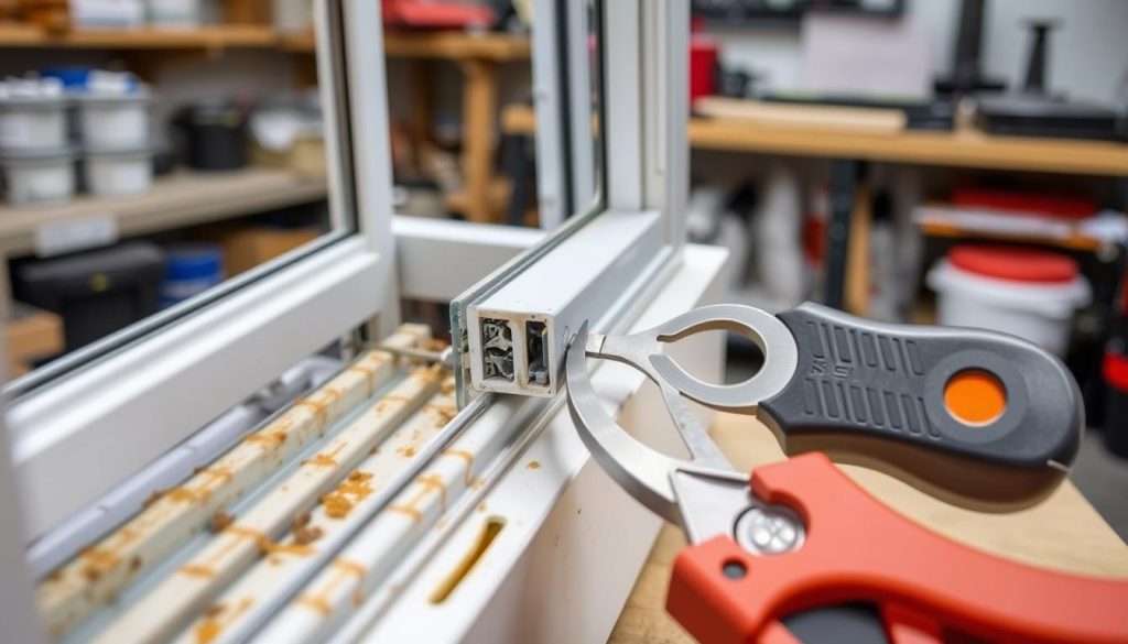 Alufenster Dichtung wechseln